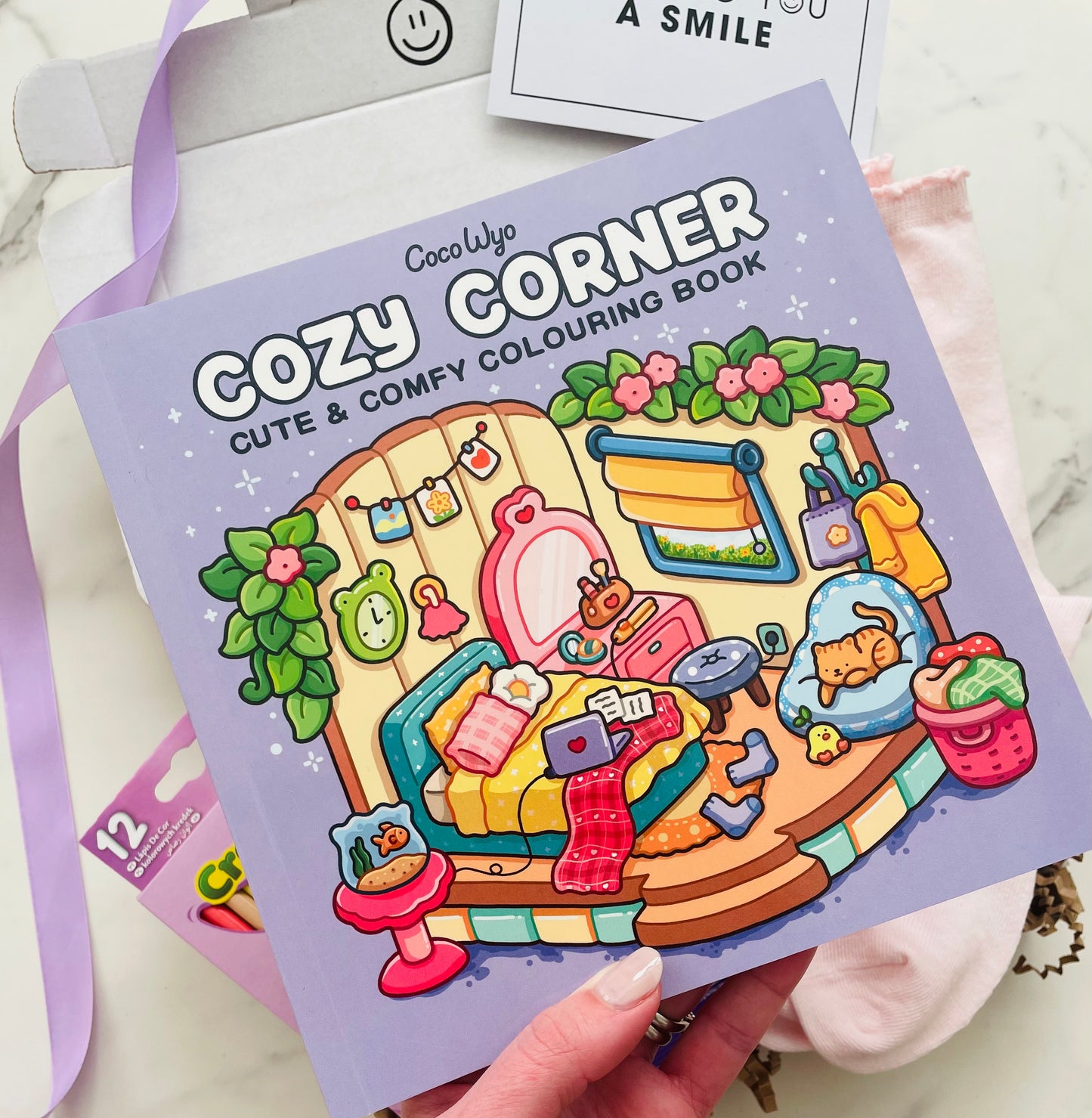 Coco Wyo Cozy Corner colouring book