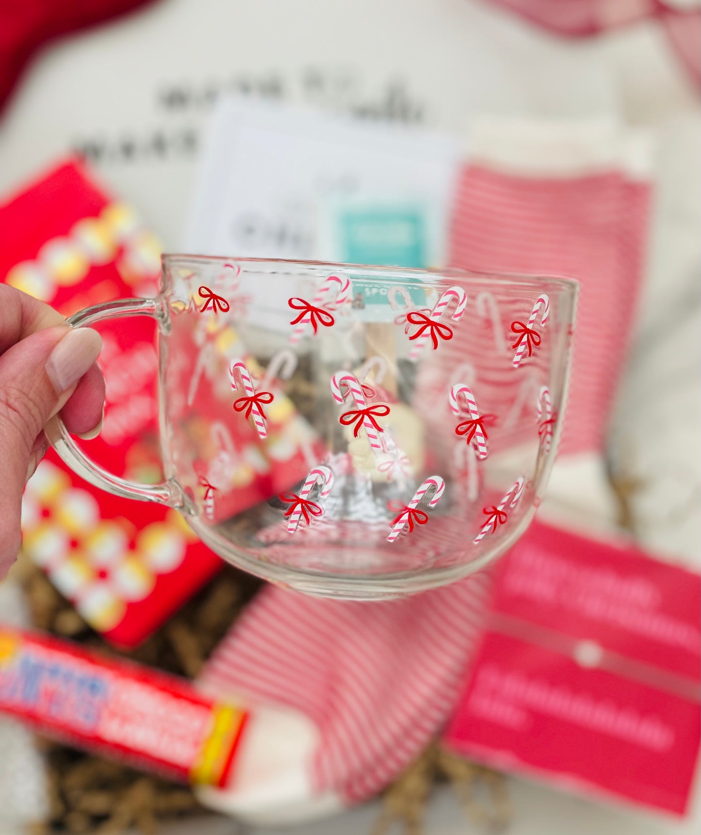 Candy Cane Wishes Gift Box