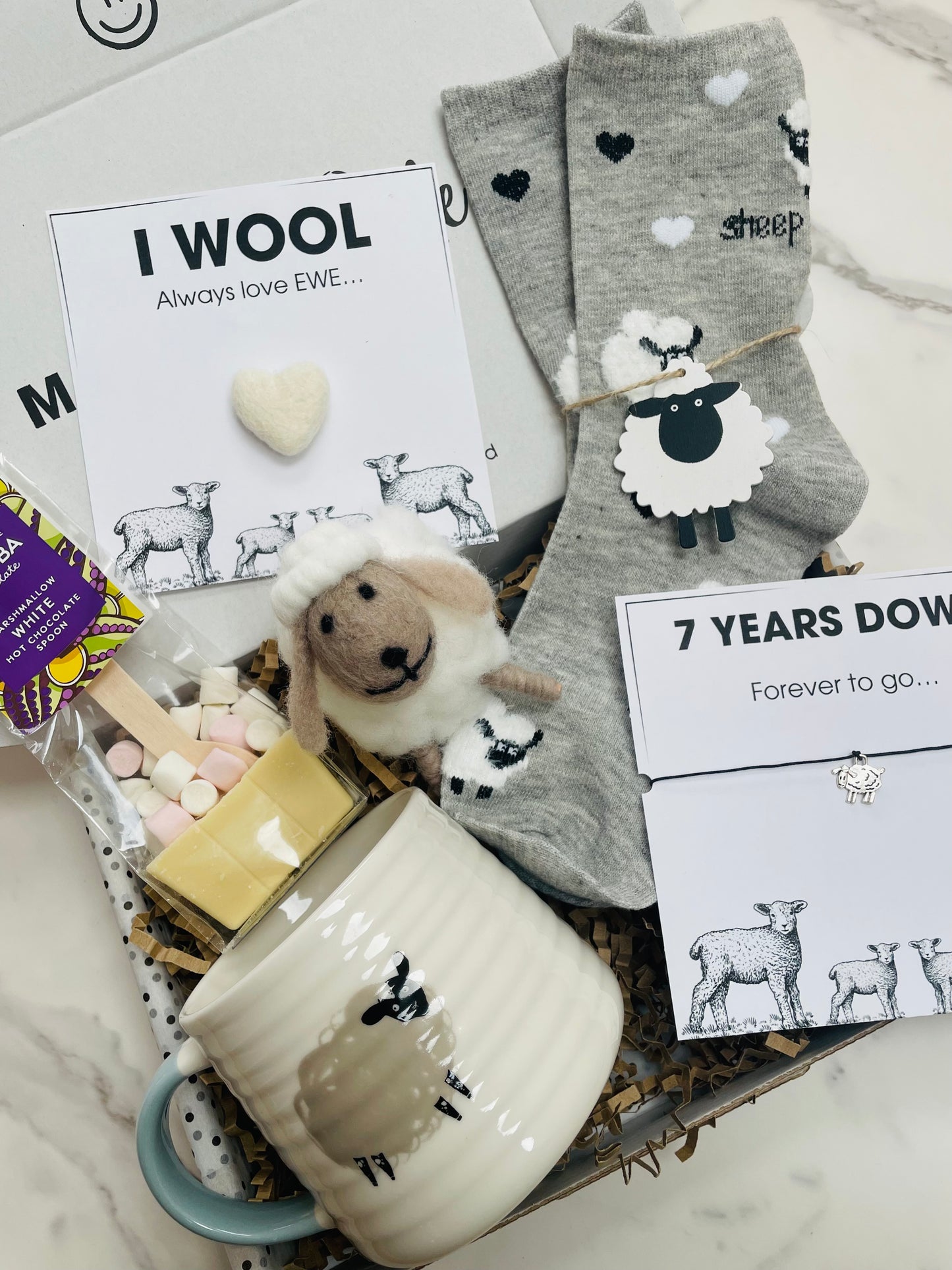 7th Wedding Anniversary Gift Box