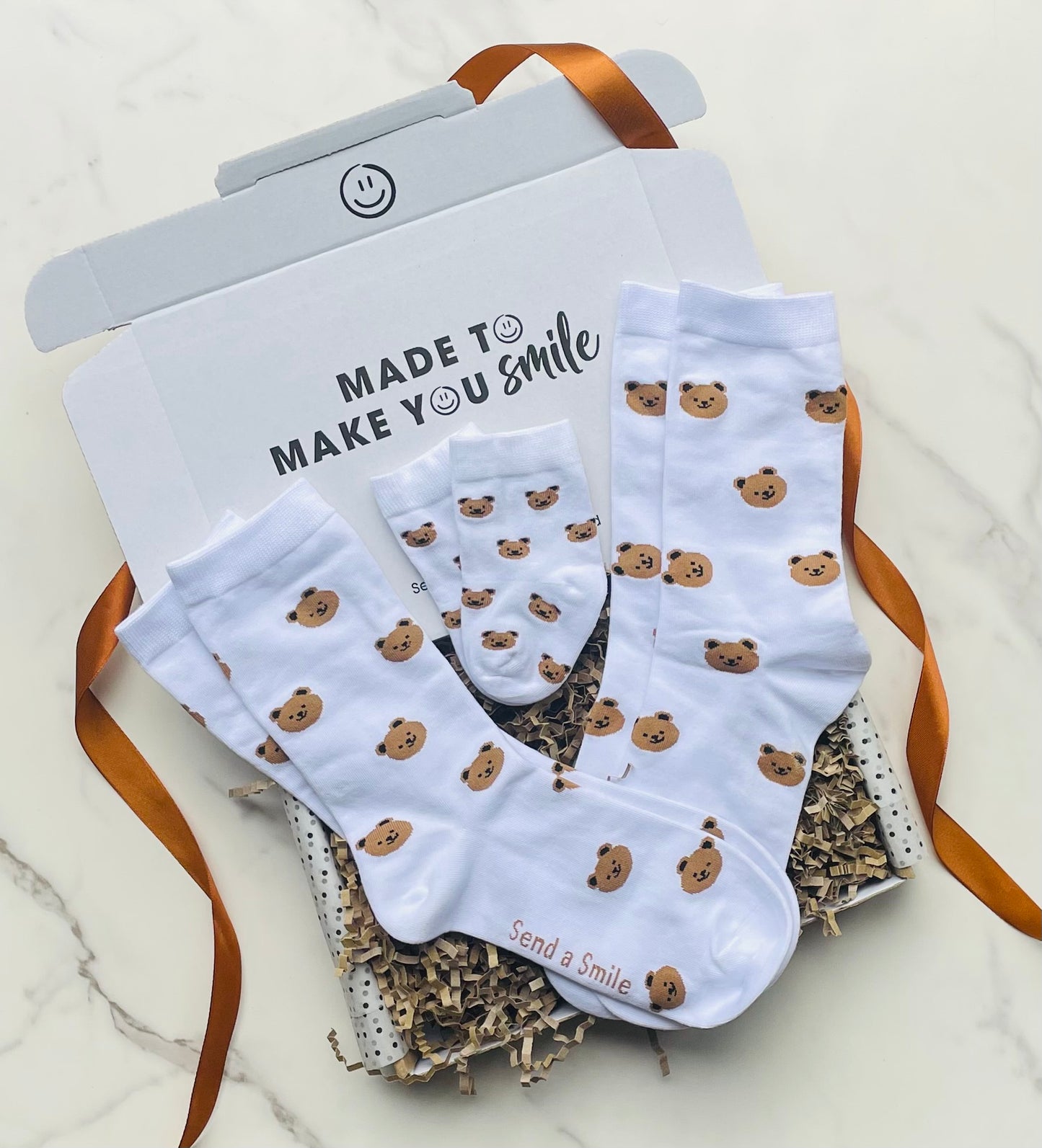 Bear Hugs Family Socks Gift