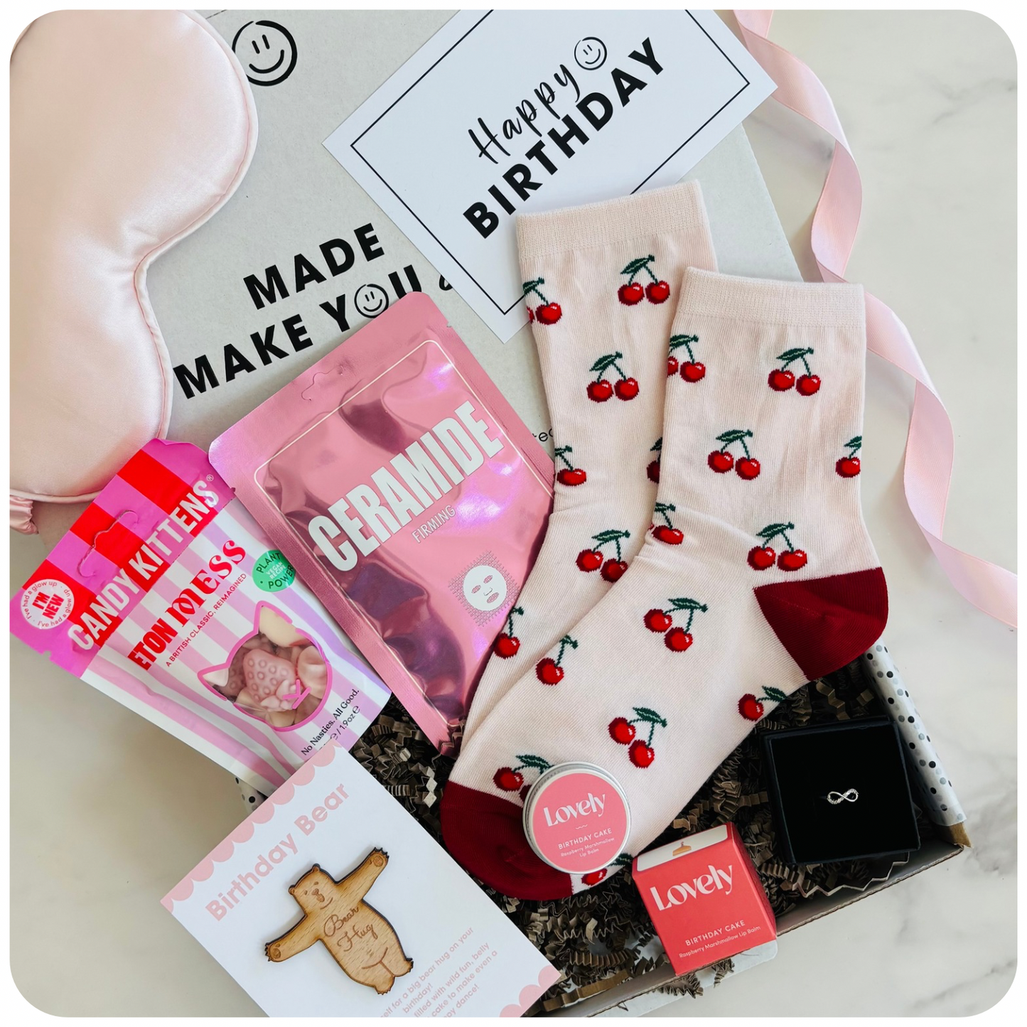 Happy Birthday Treat Box Pamper Hamper For Her