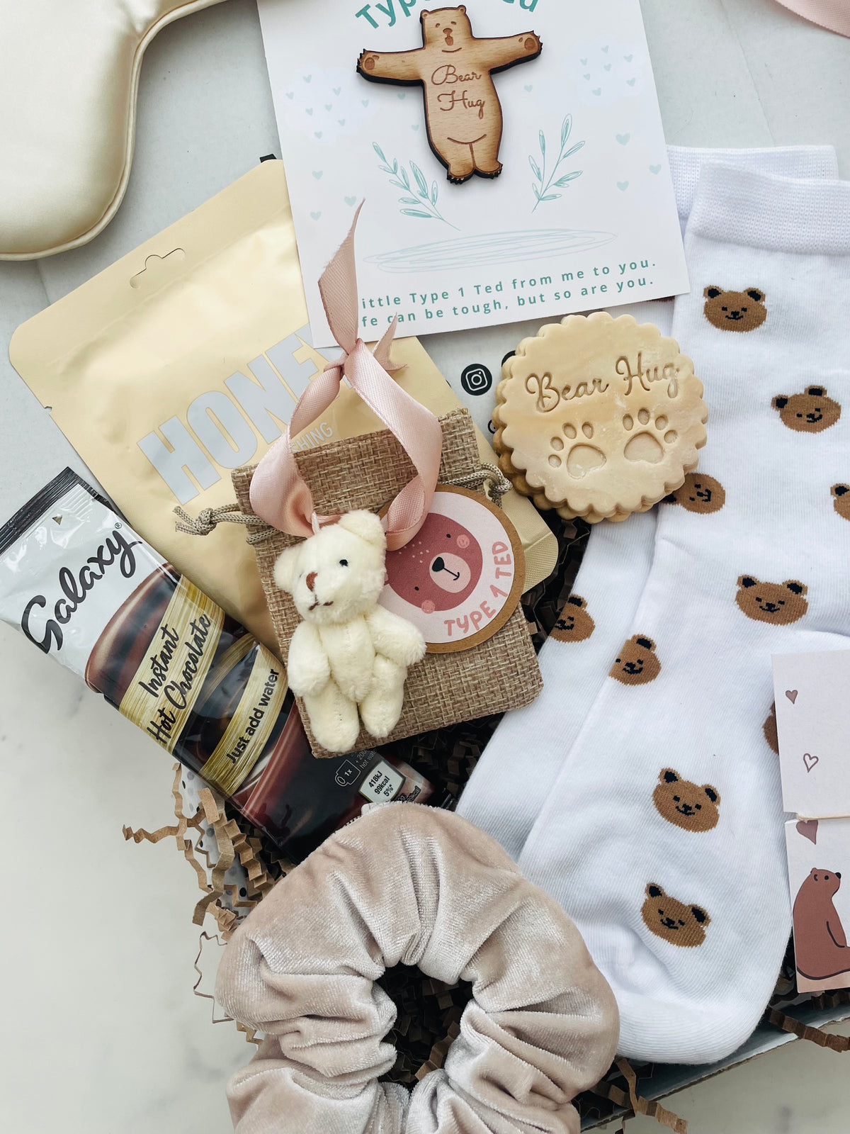 Type 1 Diabetes Support Gift | Zip Scrunchie for Hypo Treatments