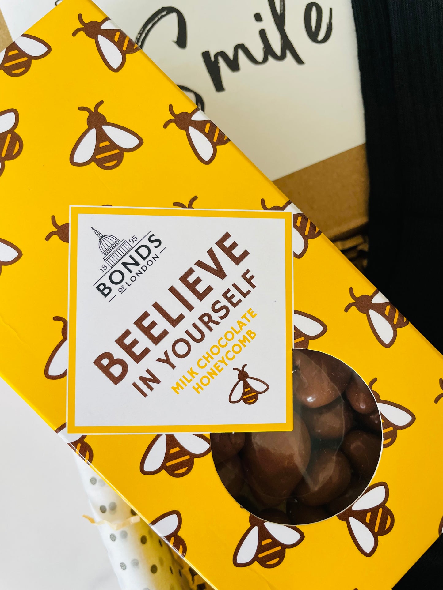 Milk chocolate honeycomb