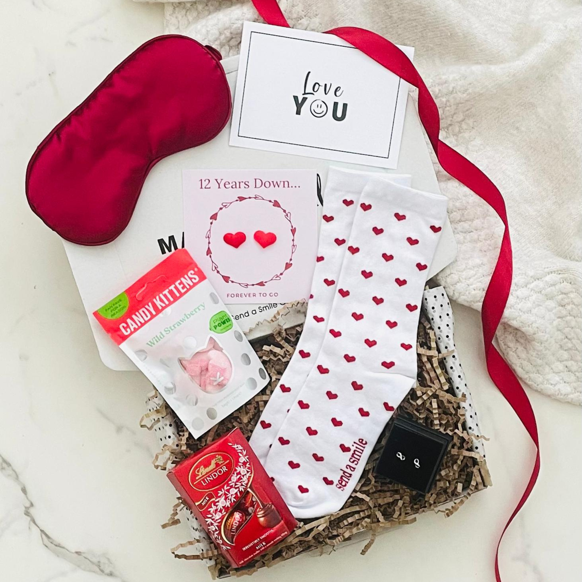 12 Year Anniversary Silk Gift Box – For Her