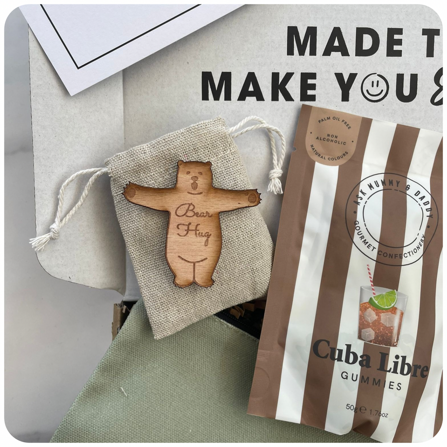 4th Wedding Anniversary Gift For Him – Linen Themed Gift Box