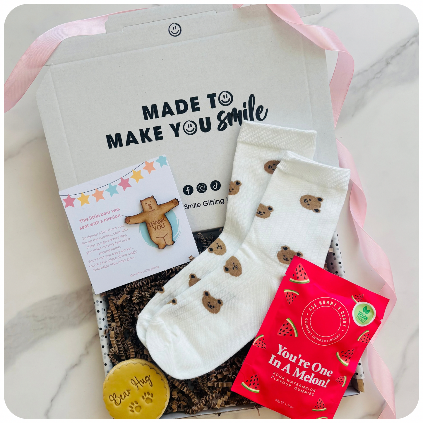 Thank You Nursery Key Worker Gift Box – A Hug in a Box