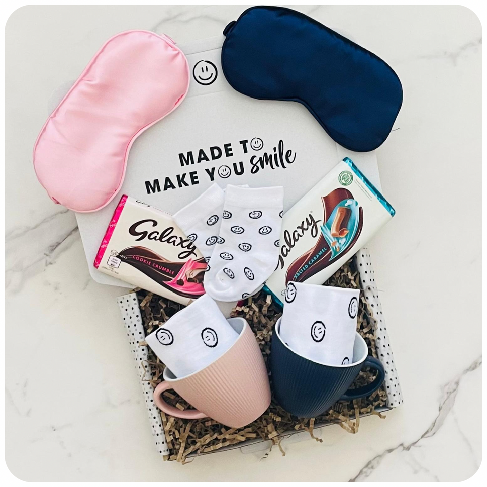 Expecting Twins Gift Hamper. Matching Mummy and Daddy