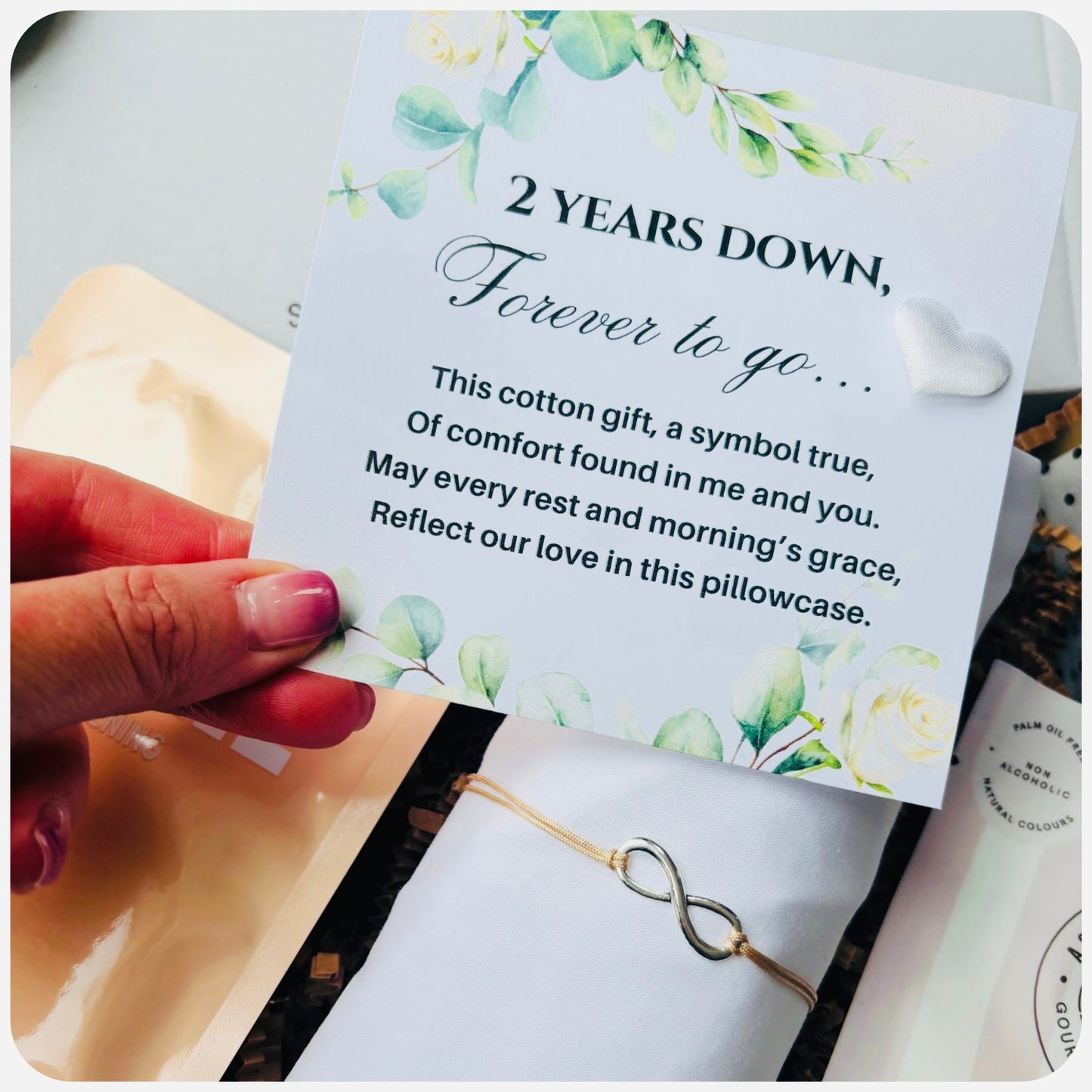 2nd Anniversary Gift Box For Her – Cotton Theme