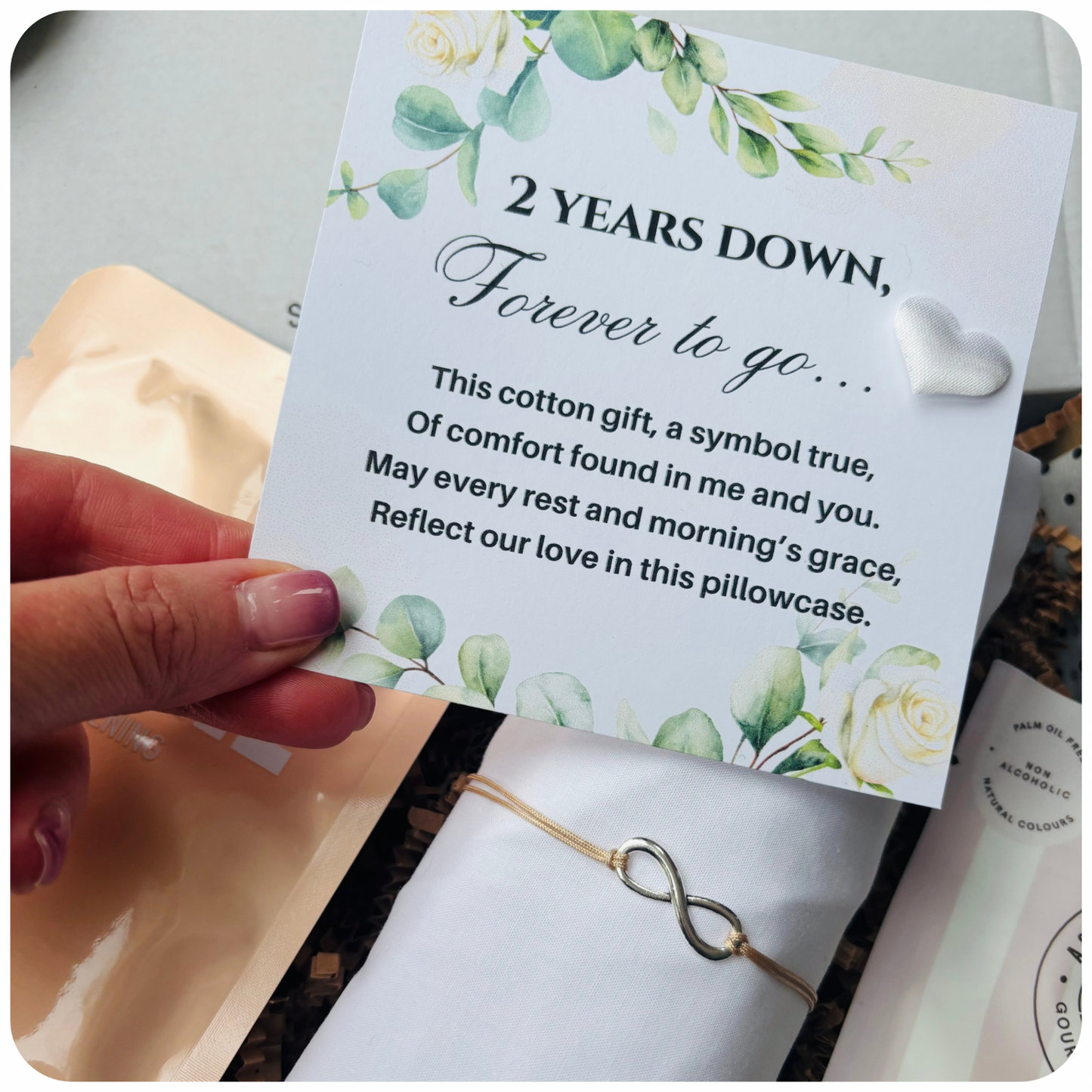 2nd Anniversary Gift Box For Her – Cotton Theme