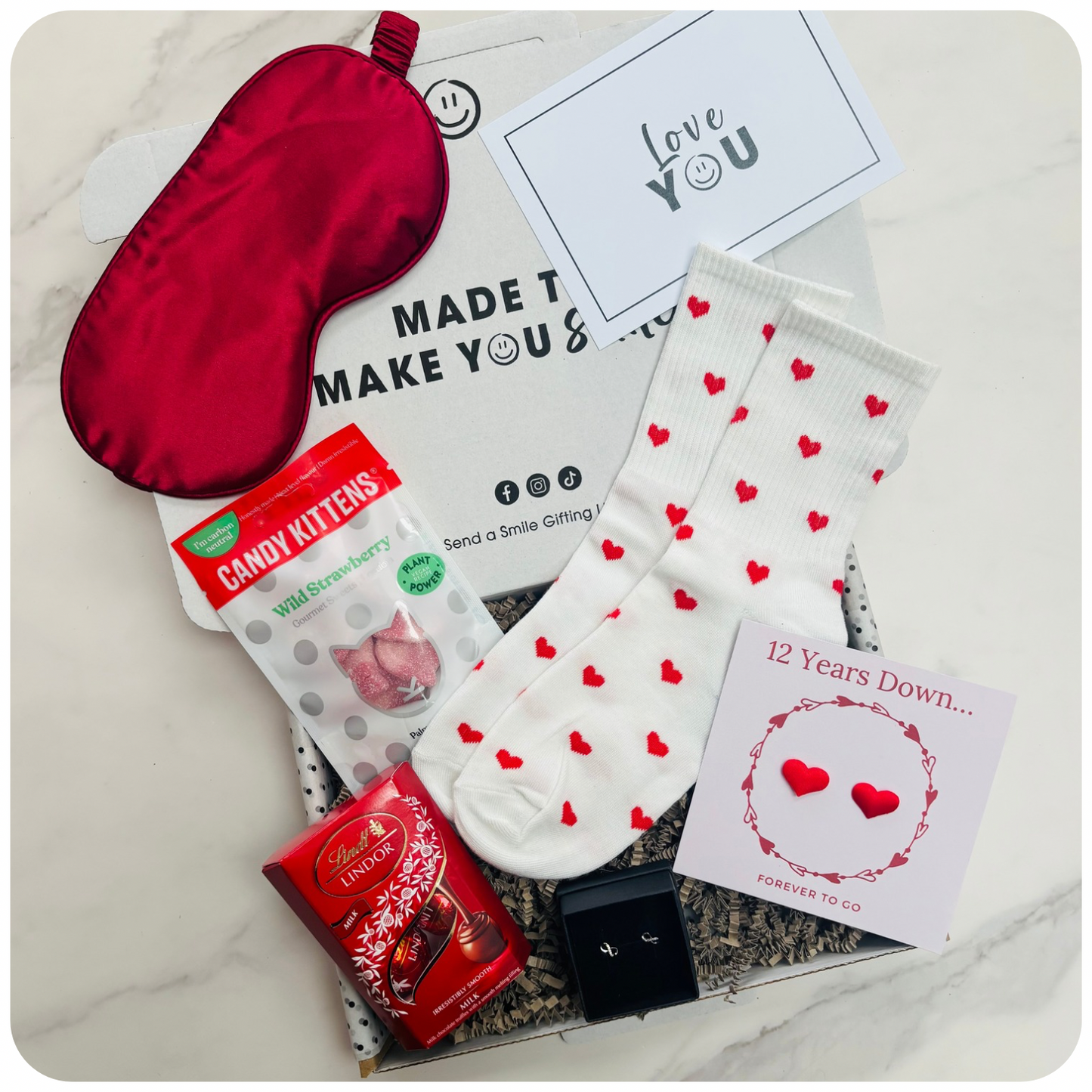 12 Year Anniversary Silk Gift Box – For Her