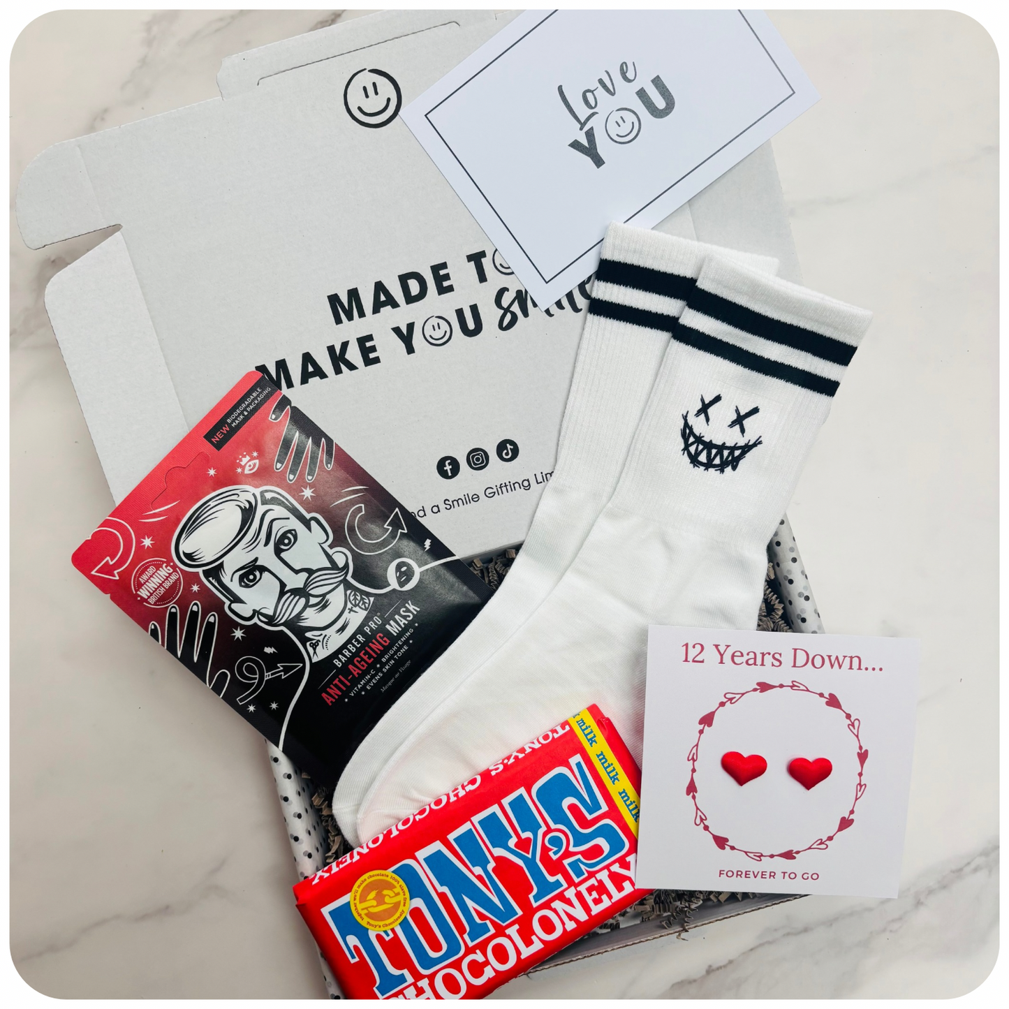 Men’s 12 Year Anniversary Silk Gift Box