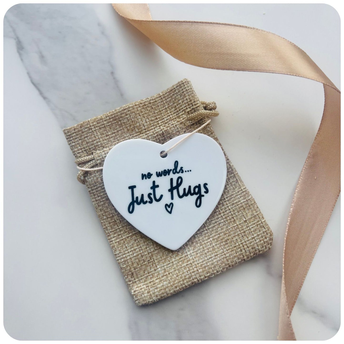 No Words Just Hugs Keepsake