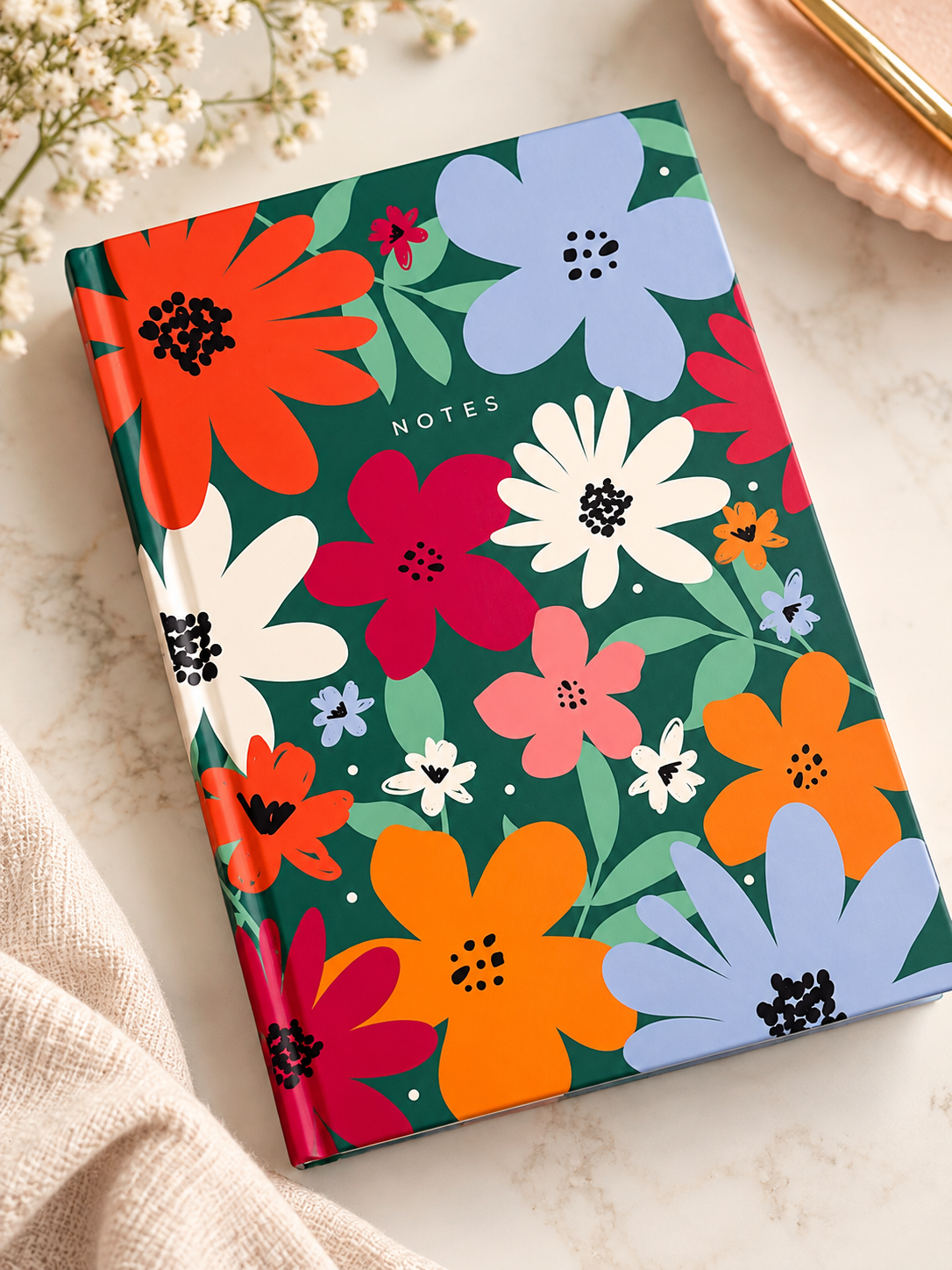 Floral Note Book