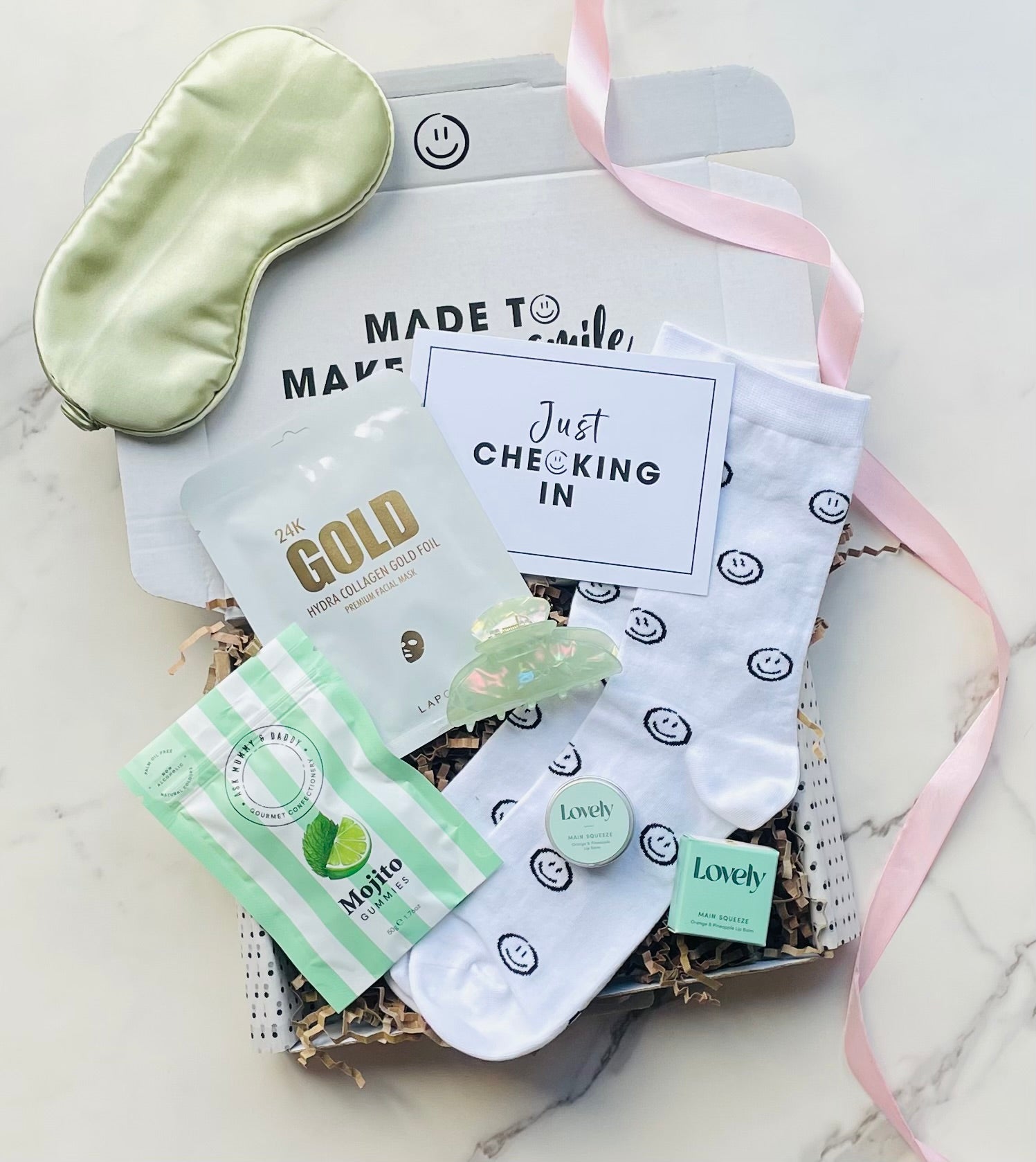 Rest & Refresh Positive Mental Wellbeing Gift Box | SEND A SMILE