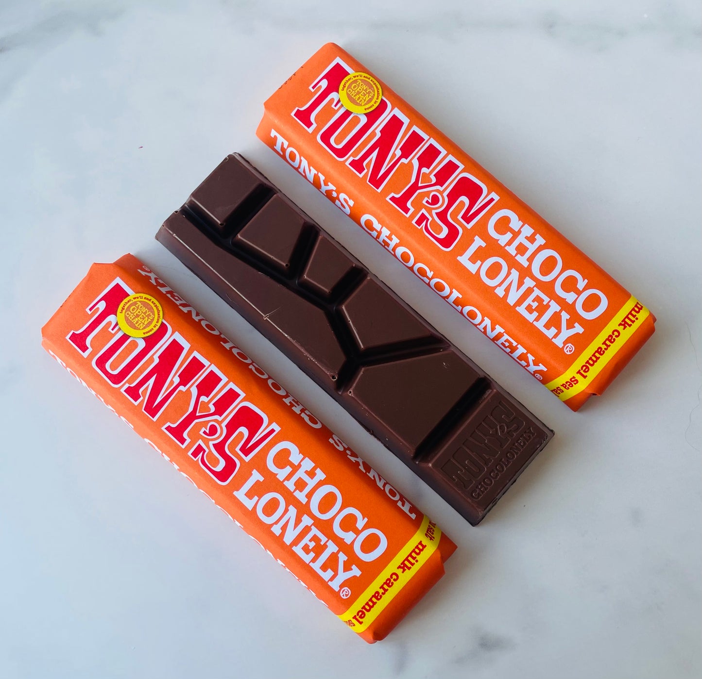 Milk Caramel Sea Salt Tony’s Chocolonely Bar