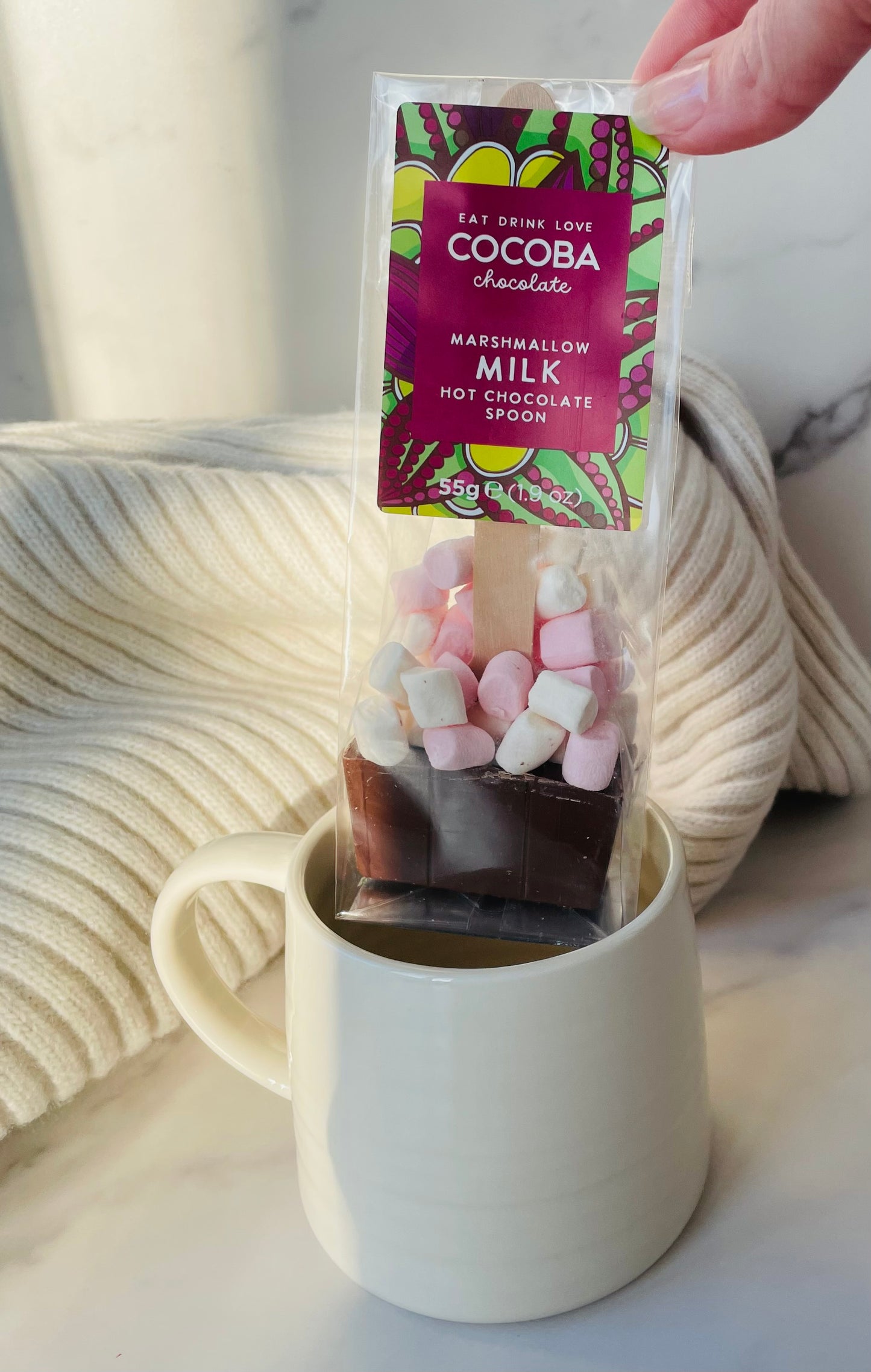 Milk & Marshmallow Hot Chocolate Spoon