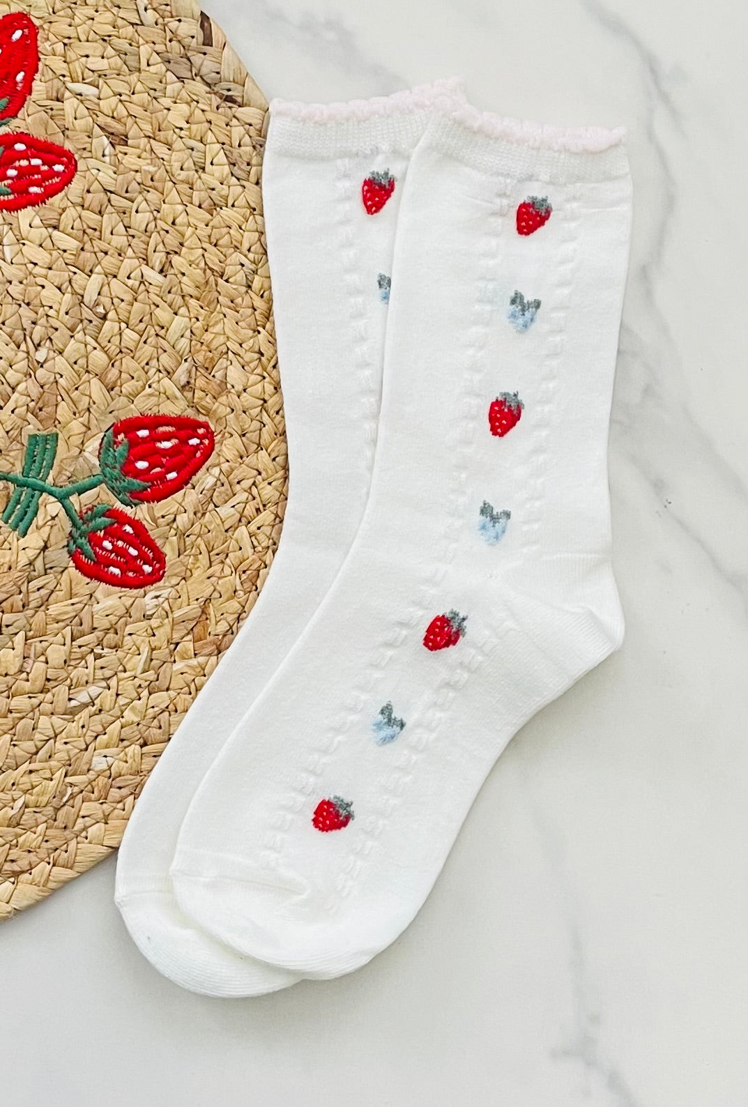 Sweet As A Strawberry Socks