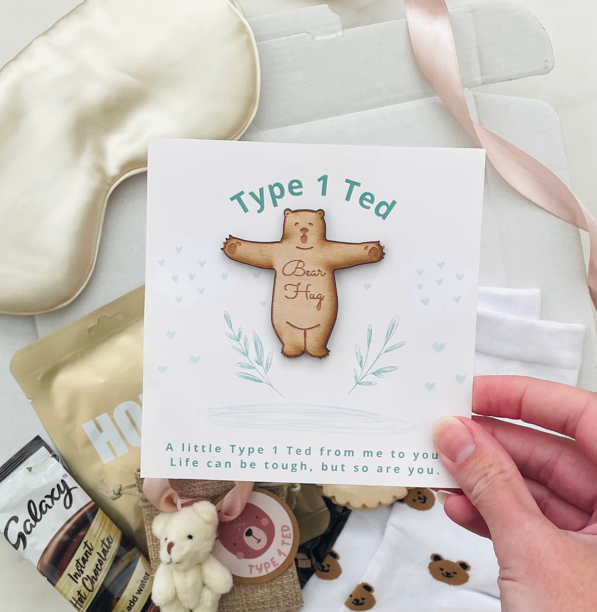 Type 1 Diabetes Support Gift | Zip Scrunchie for Hypo Treatments
