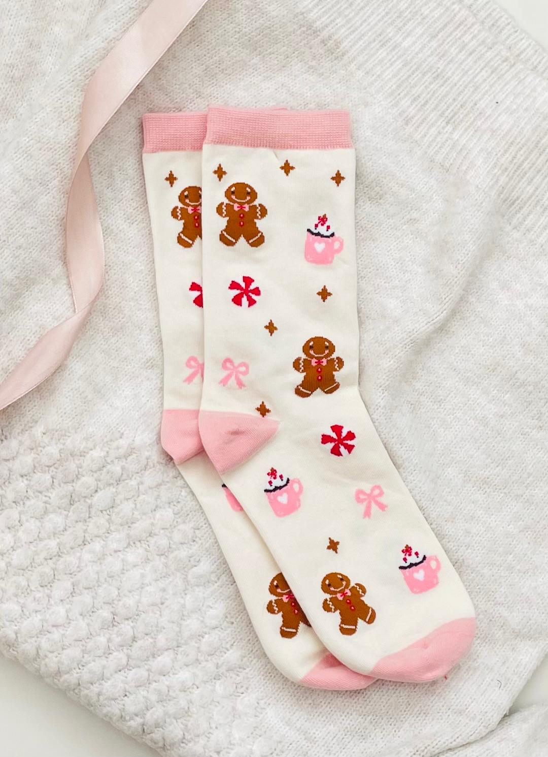 Christmas Gingerbread Socks