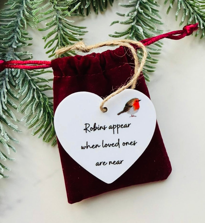 Robins at Christmas Letterbox Gift