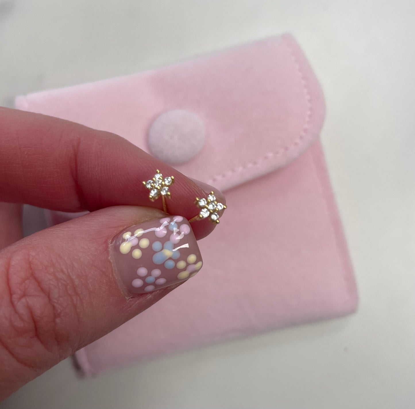 S925 Flower Earrings