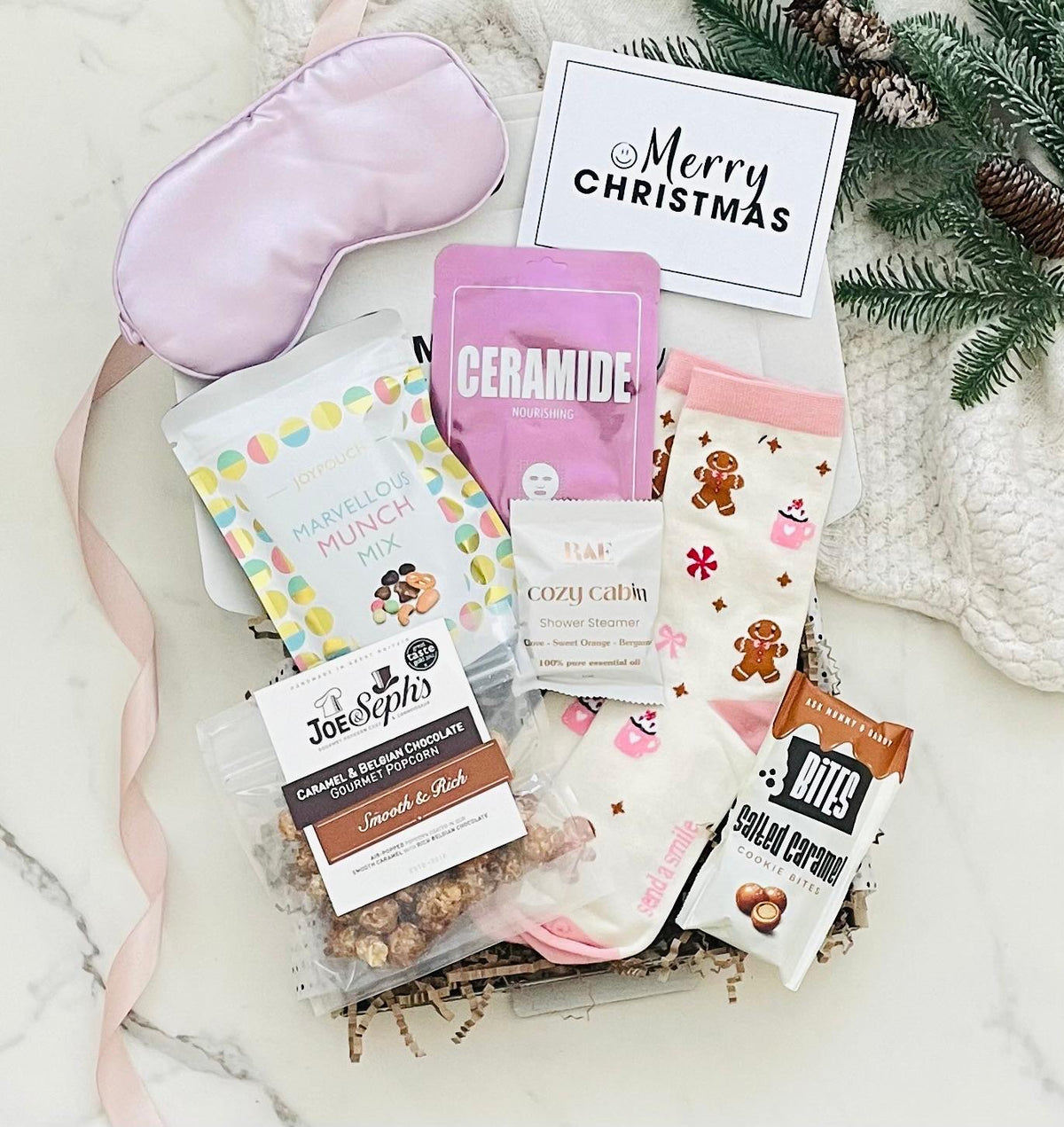 Christmas Gift Box for Her | Cosy Christmas Hamper & Self Care Gift