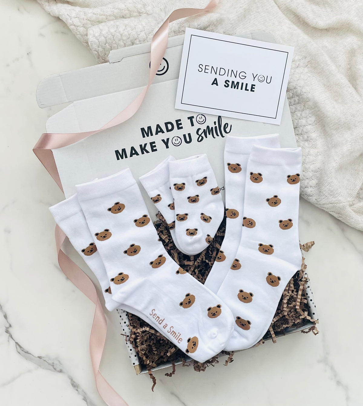 Bear Hugs Family Socks Gift