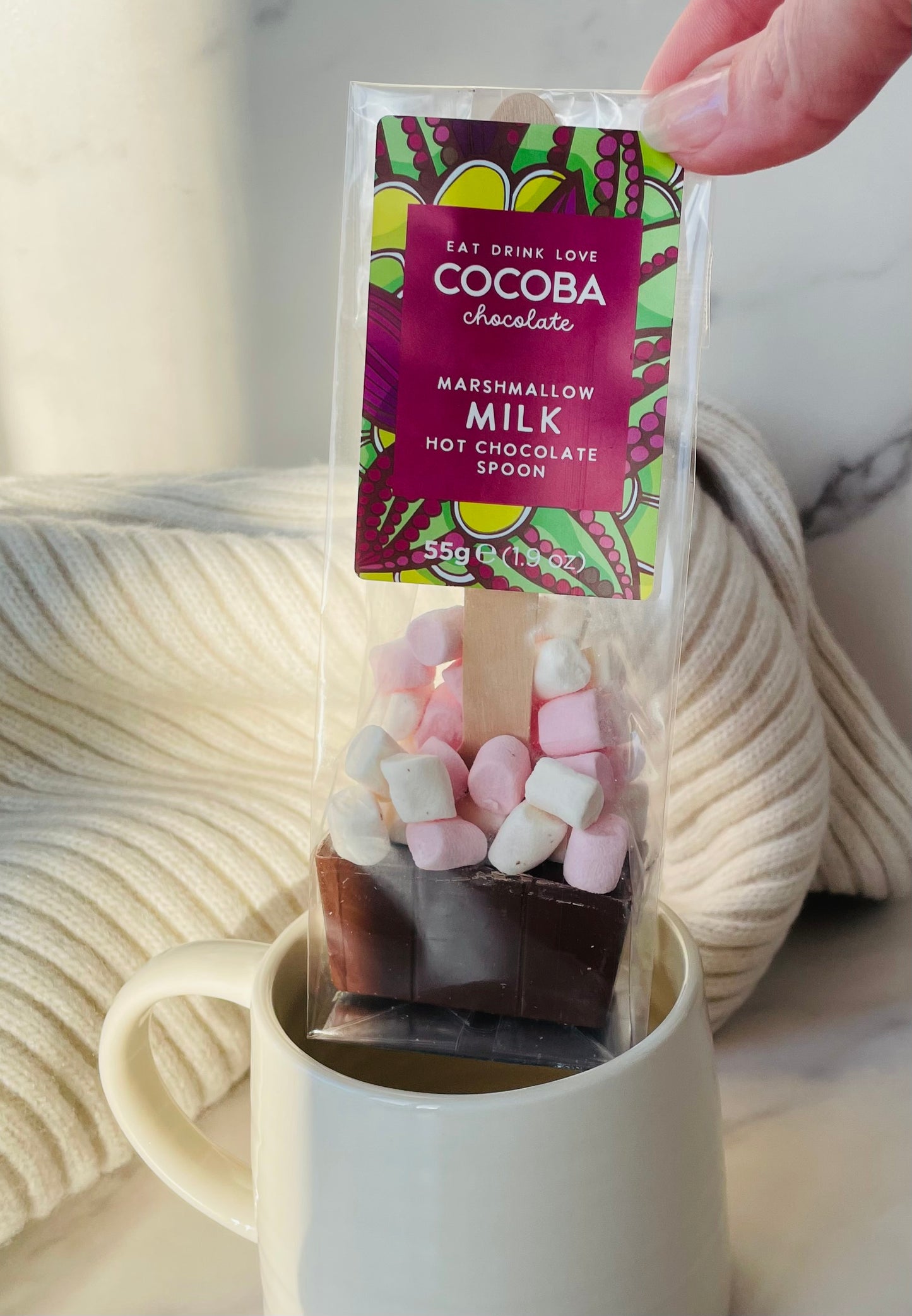 Milk & Marshmallow Hot Chocolate Spoon
