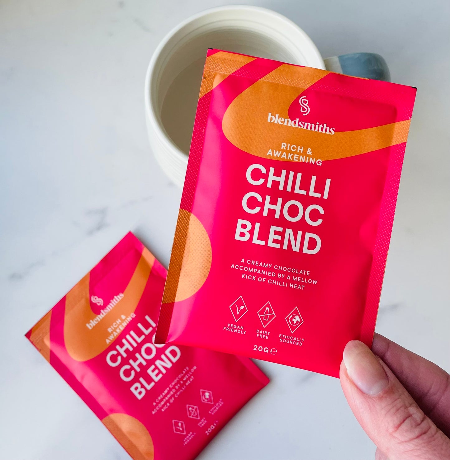 Sachet Of Chilli Choc Hot Chocolate Blend