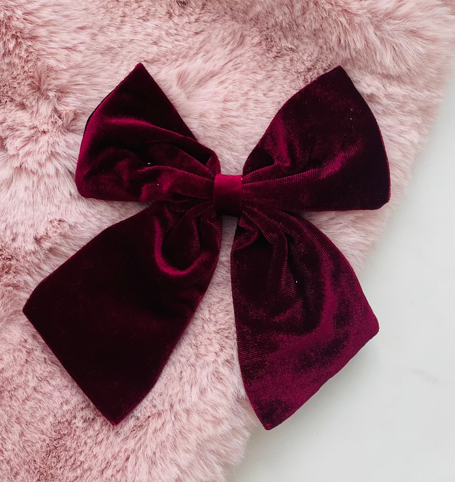 Velvet Hair Bow