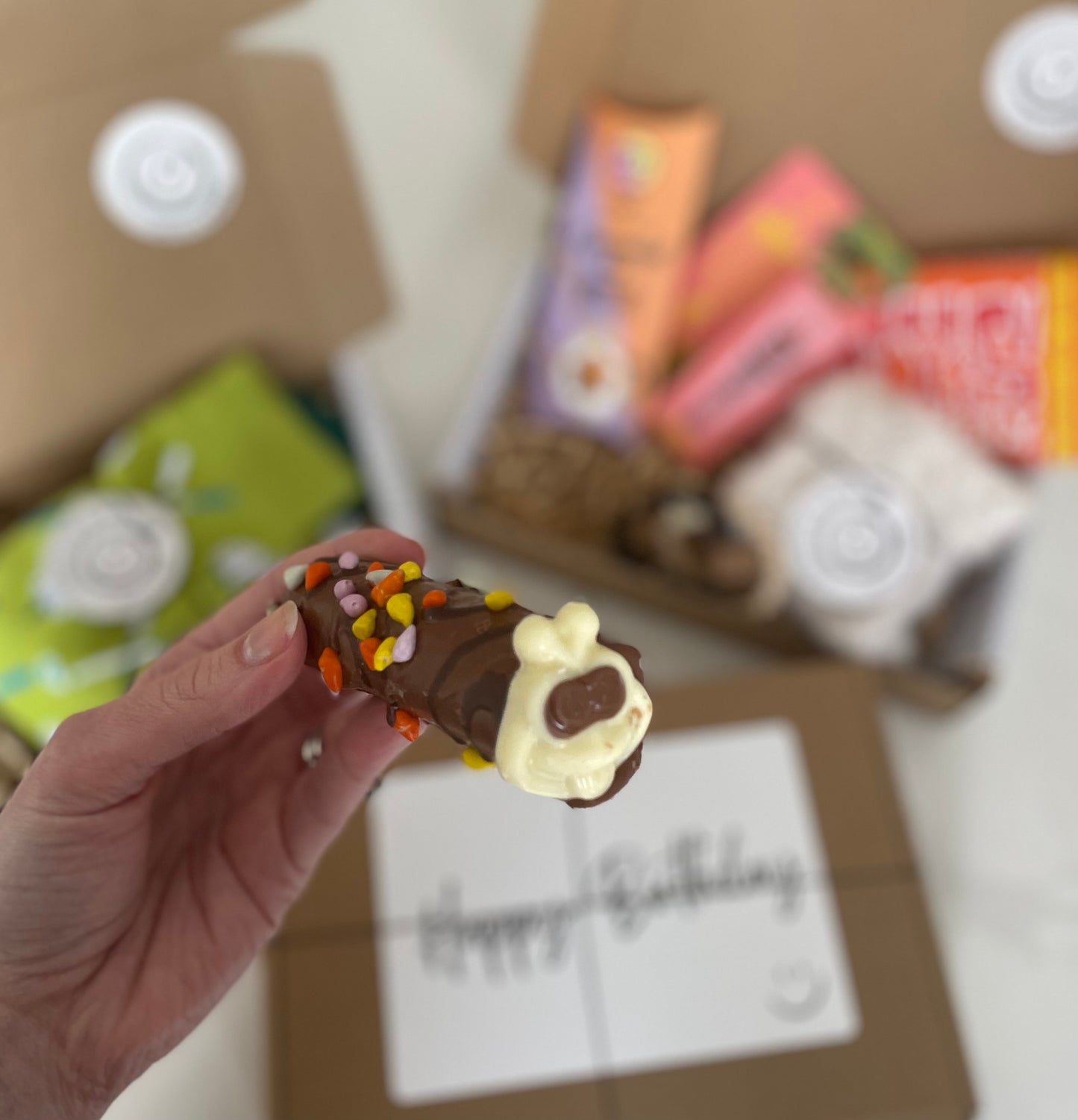 Mini Colin the Caterpillar Birthday Cake. 