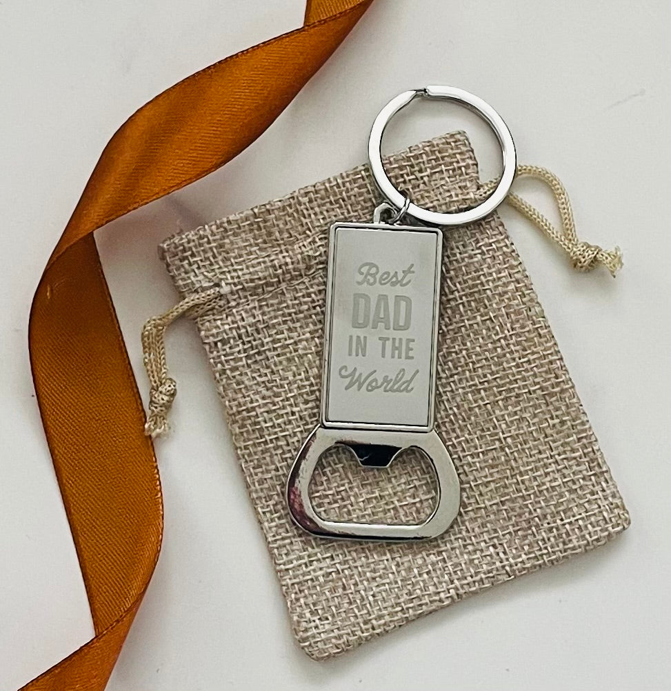 Best Dad In The World Keychain