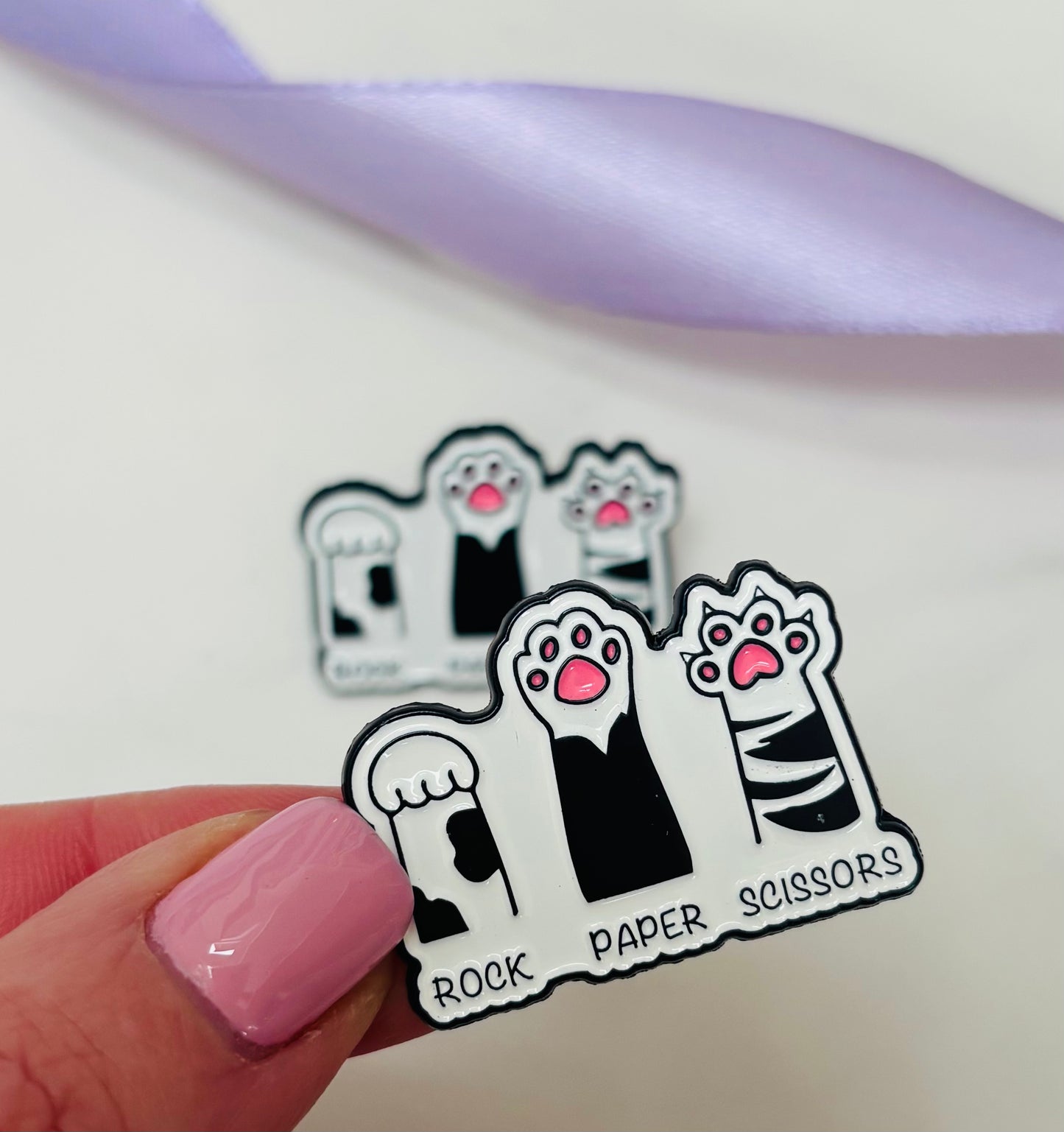 Pin Badge - Rock Paper Scissors