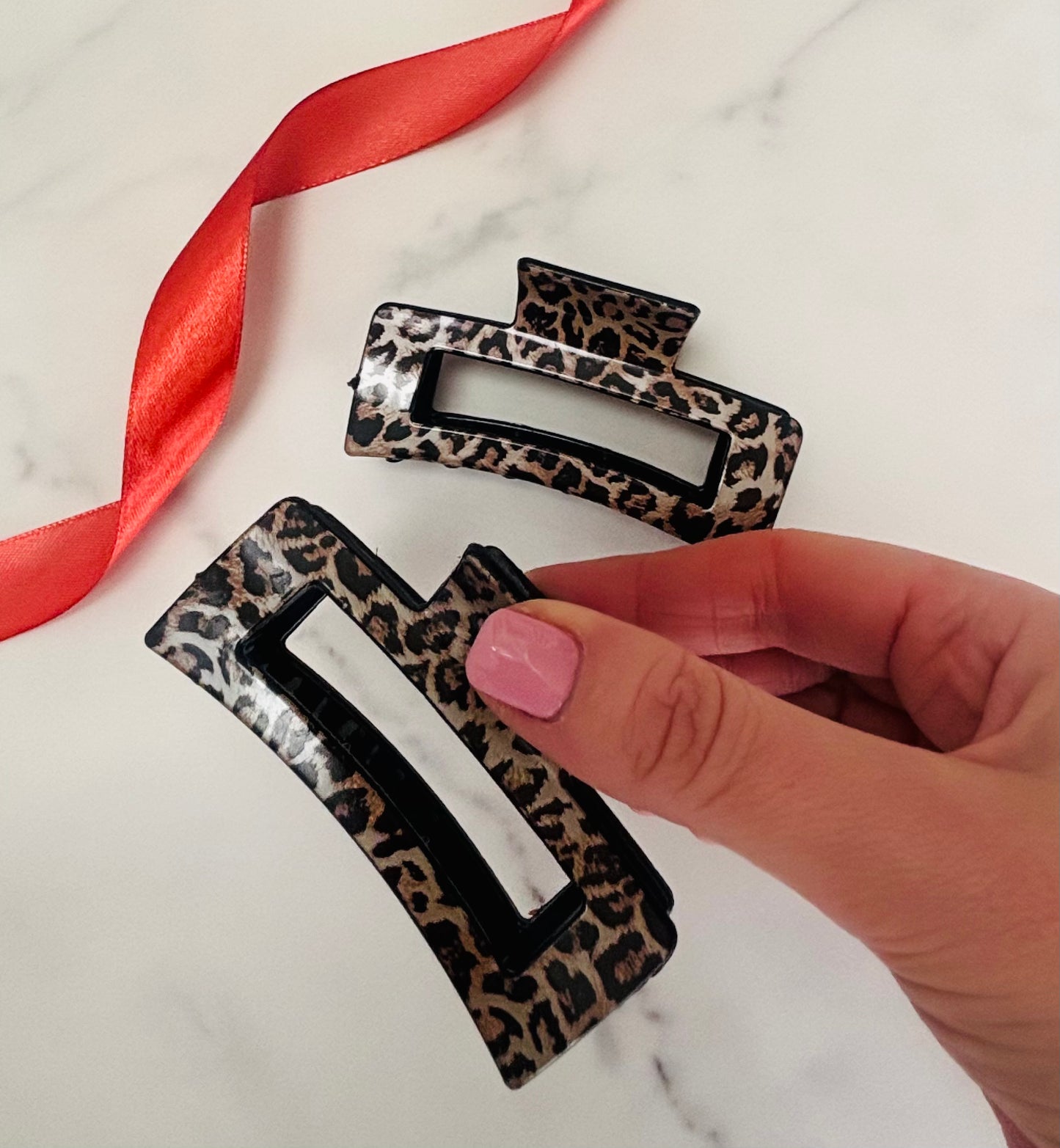 Leopard Print Claw Clip