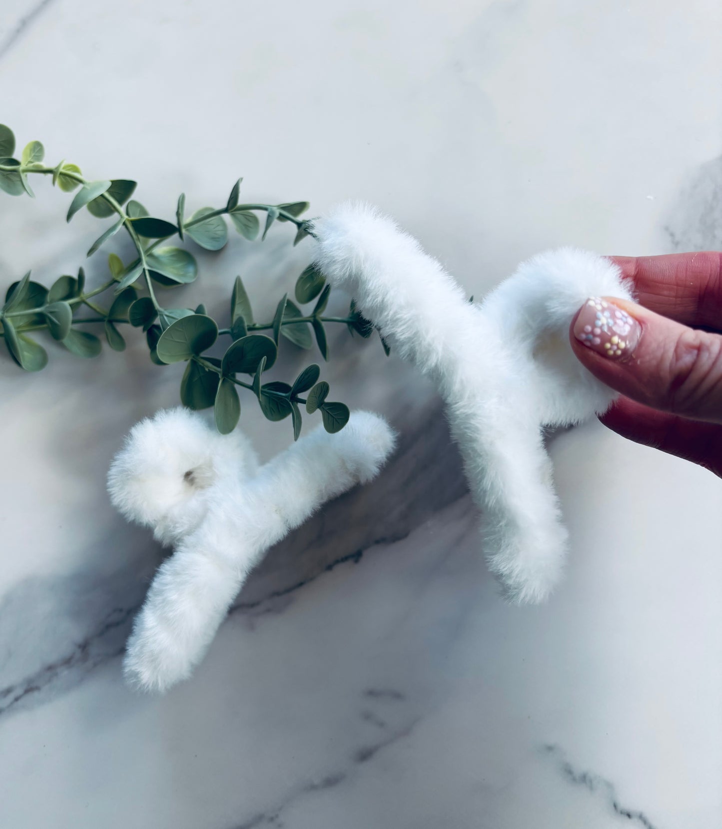 Fluffy Claw Clip