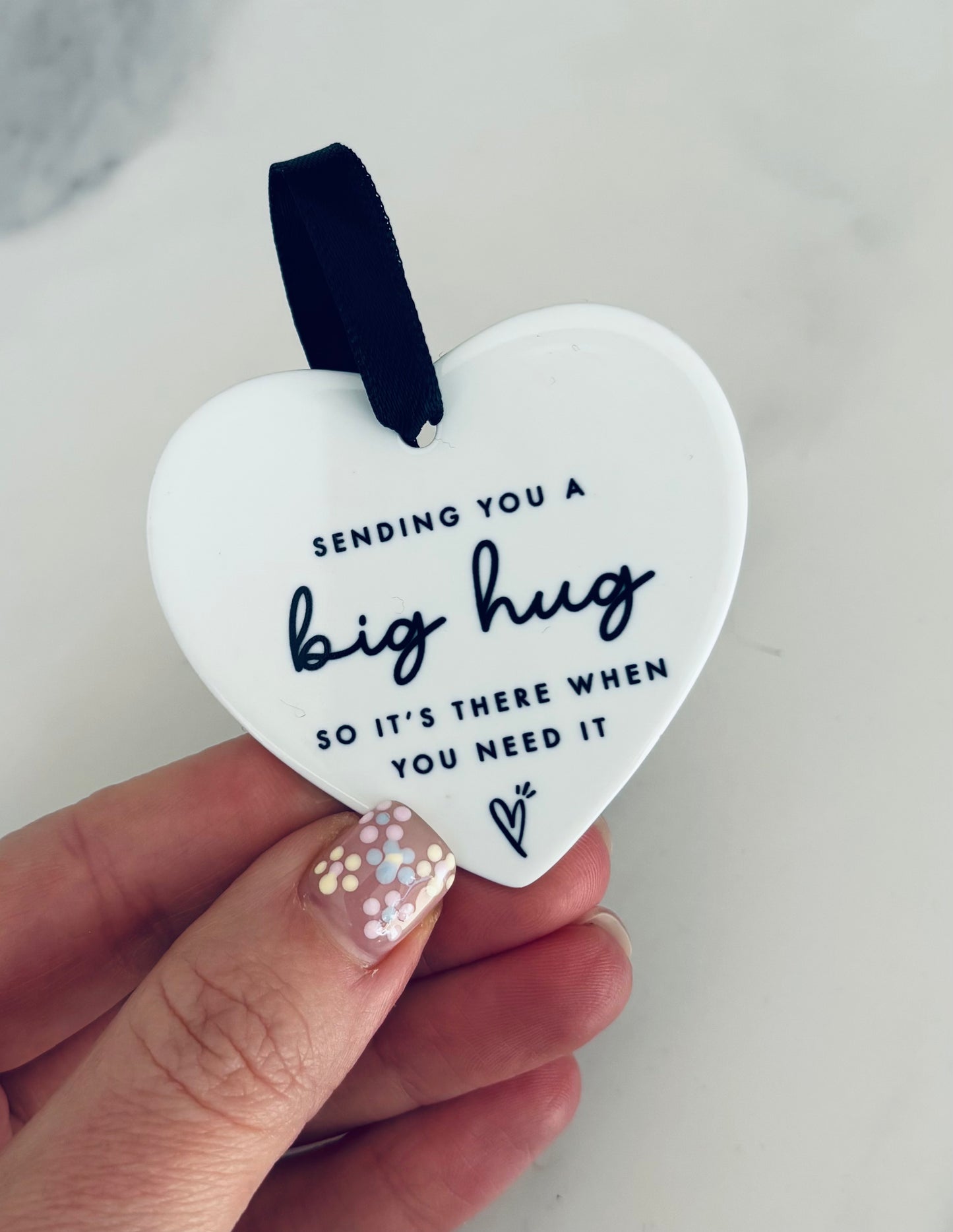 Sending you a Big Hug Heart Keepsake