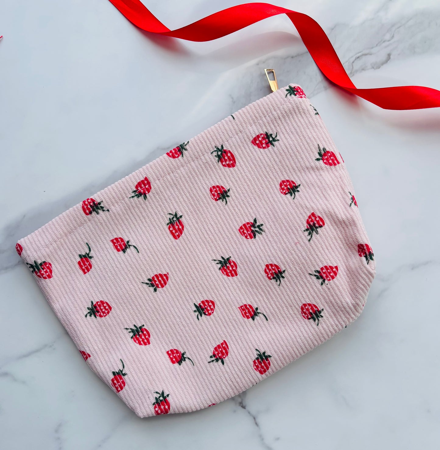 Strawberry Make Up Bag
