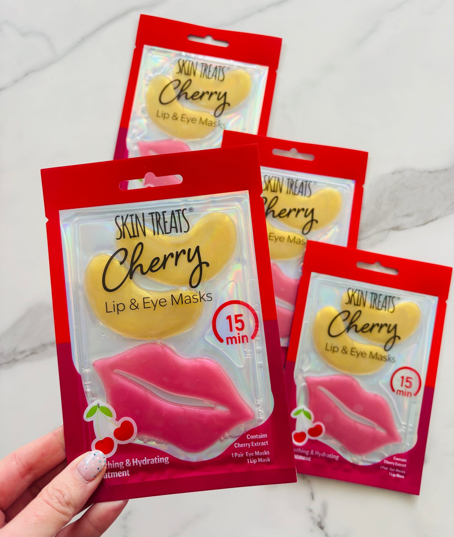 Cherry Lip & Eye Masks