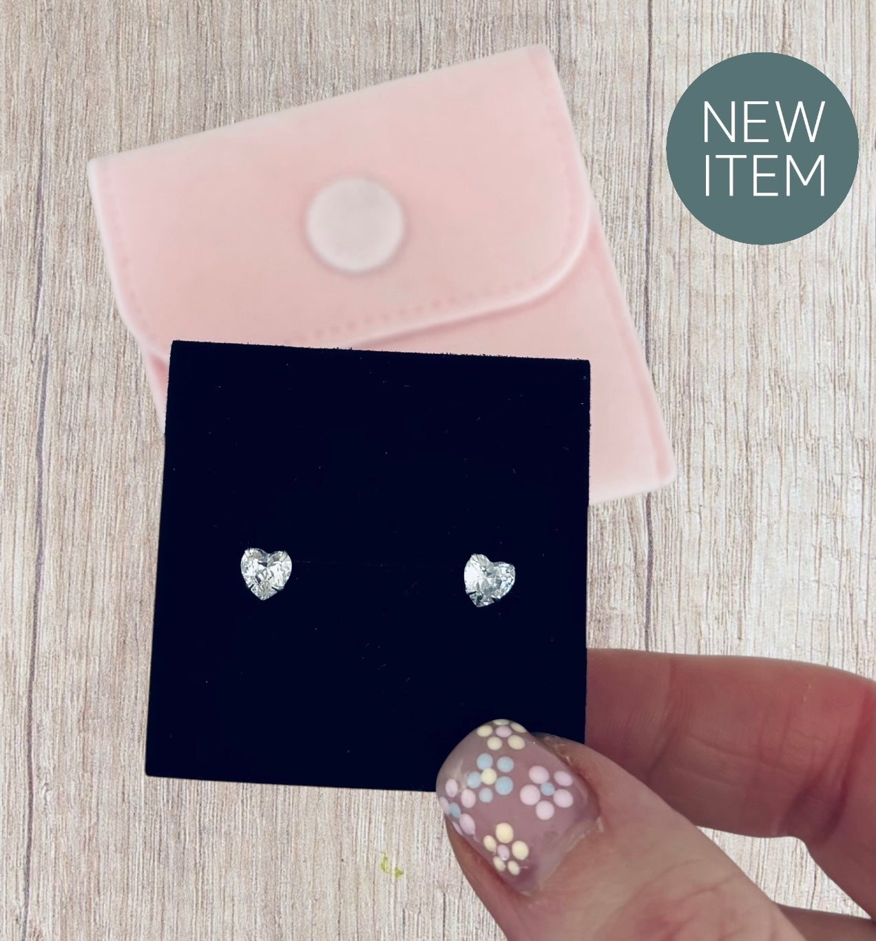 S925 Heart Earrings
