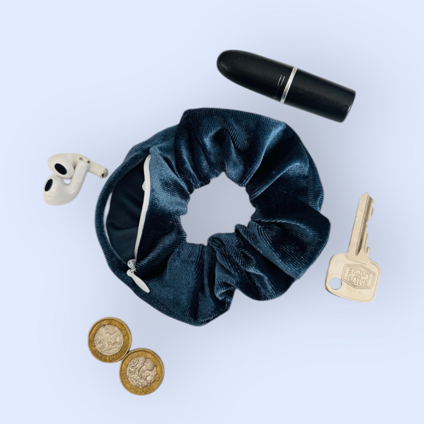 Secret Scrunchie Blue