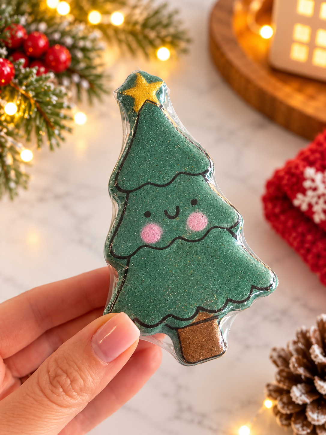 Christmas Tree Bath Fizzer