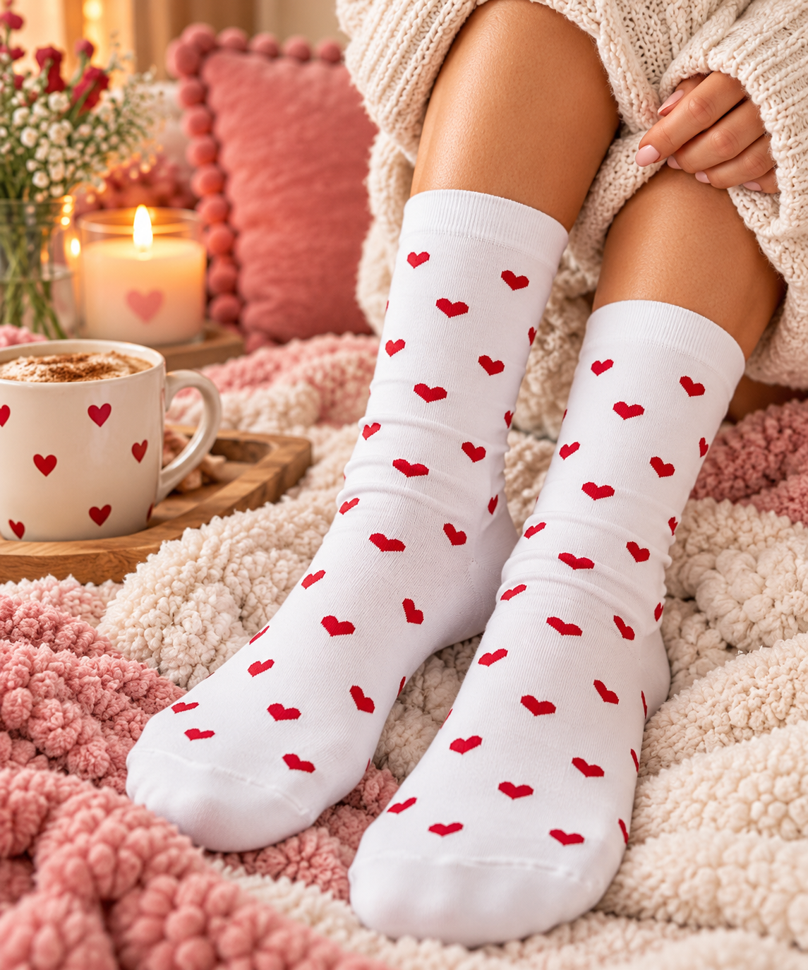 Love Heart Socks