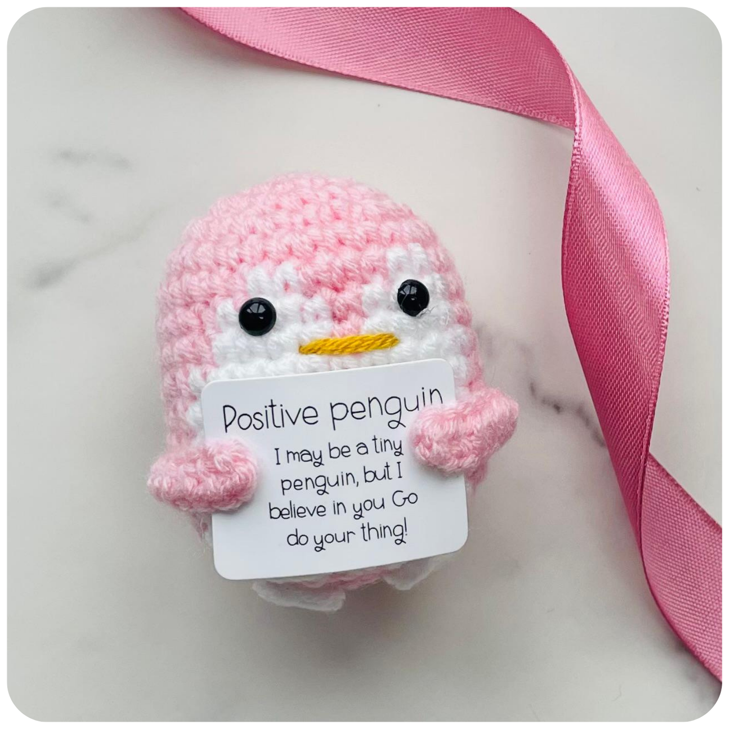 Crochet Positive Penguin