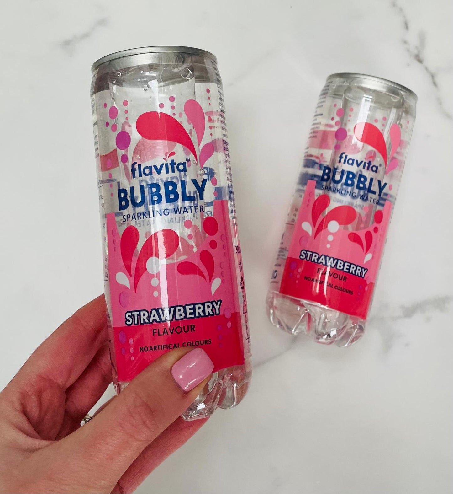 Bubbly Strawberry Drink