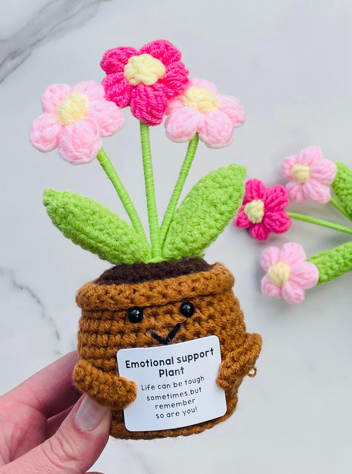 Crochet Emotional Support Flowers