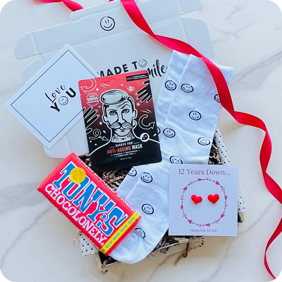 Men’s 12 Year Anniversary Silk Gift Box