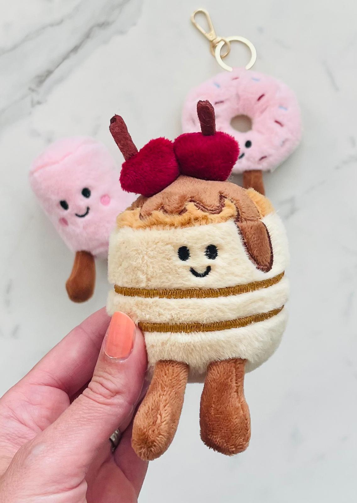 Cake Plushie Keyring