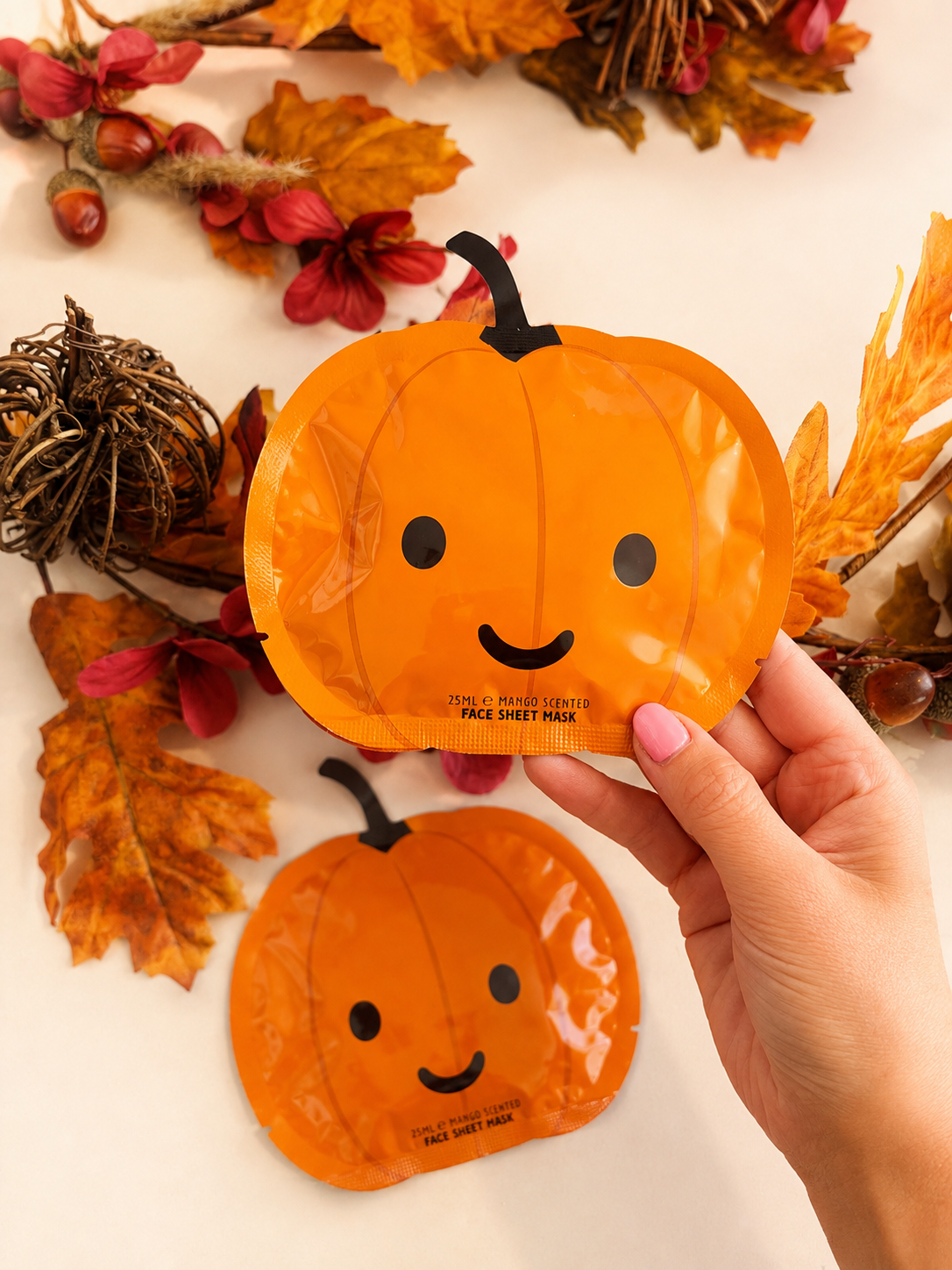 Pumpkin Face Sheet Mask