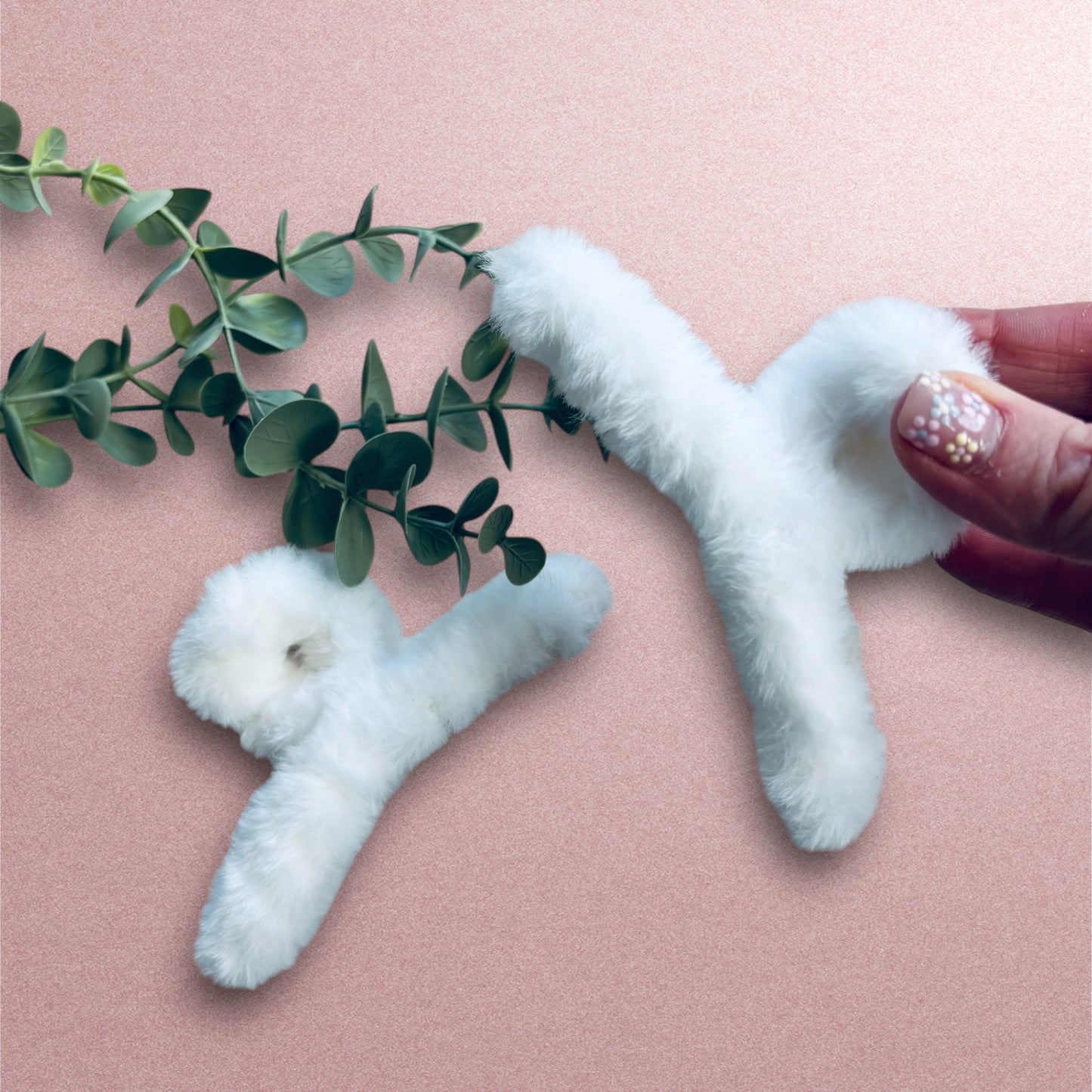 Fluffy Claw Clip