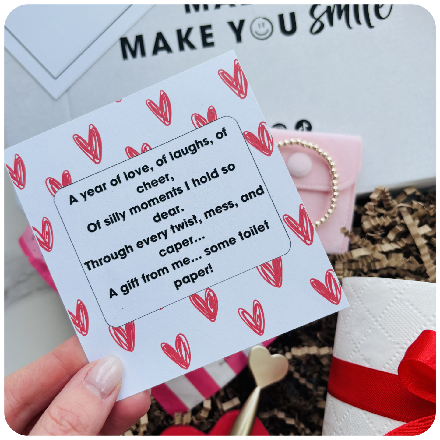 Paper Anniversary Gift Box – 1st Wedding Anniversary Keepsake